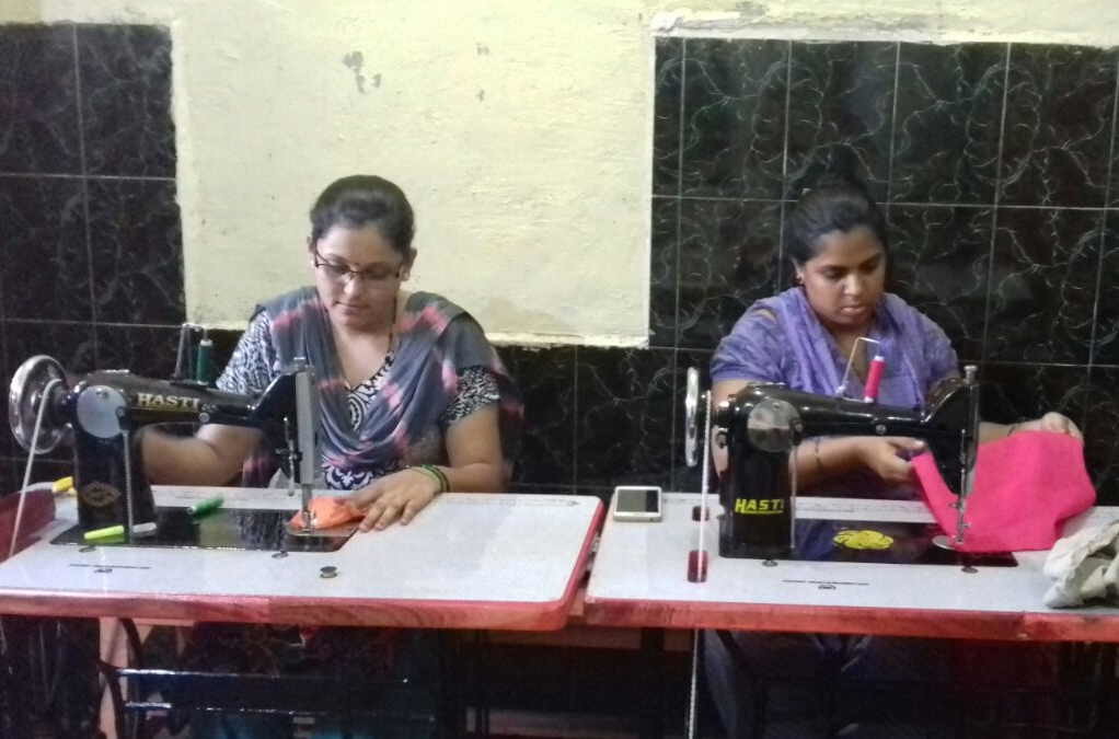 Karuna starts a second tailoring class in Trombay Mumbai